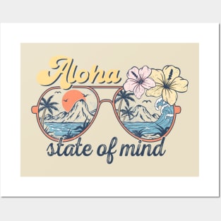 Aloha state of mind summer Posters and Art